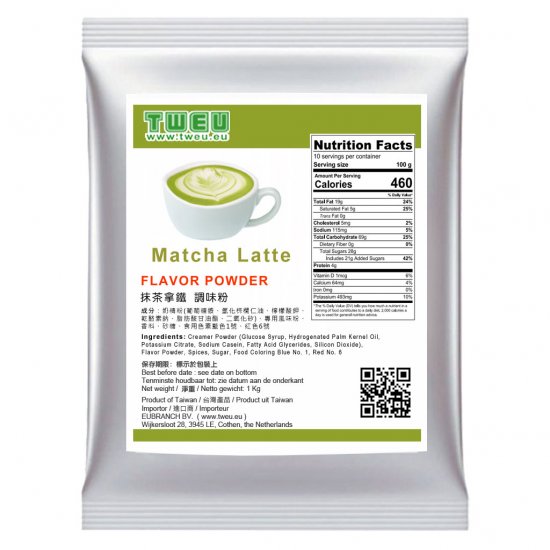 BT1139 Matcha Latte Flavor Powder 1Kg
