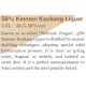 KK01 Kingmen Kaoliang Liquor 58% 300ml